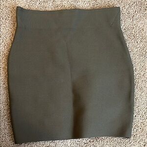 Shinestar Black and White Mini Pencil Skirt Casual
